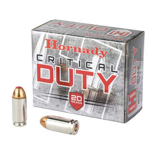 Hornady Critical Duty 40 S&W, 175 Gr FlexLock Duty 20ct