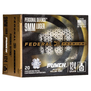 Federal Premium Personal Defense 9mm 124Gr JHP 20ct