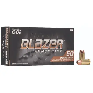 CCI Blazer Brass 40 S&W 18gr FMJ